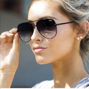 Quay x desi Perkins high key black sunglasses